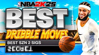 BEST DRIBBLE MOVES on NBA 2k25 FOR 6'5-6'9 - (SEASON 2) FASTEST DRIBBLE MOVES & COMBOS