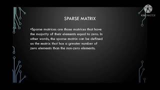 Sparse Matrix | C programming