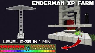 Minecraft Enderman XP Farm - Super Fast 1 Hit XP Farm | 1.16+