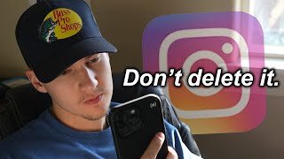 You don't have to delete Instagram. Do this instead