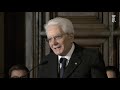 insediamento del presidente mattarella al palazzo del quirinale