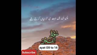 Surah al-fajr verse 09 to 14 urdu translation 💐🌻 #recitationquran #shorts