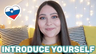 How to Introduce Yourself in Slovene | Learn Slovene with Sandra