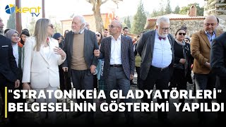 STRATONİKEİA GLADYATÖRLERİ  BELGESELİNİN GÖSTERİMİ YAPILDI