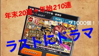 無課金オーブ1000個以上で年末年始ガチャに挑んでみた。【2019新春超獣神祭】