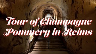 Tour of Champagne Pommery in Reims, France