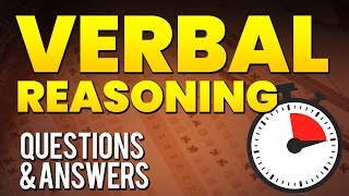 TOP 20 VERBAL REASONING TEST QUESTIONS AND ANSWERS (Pass 100%)