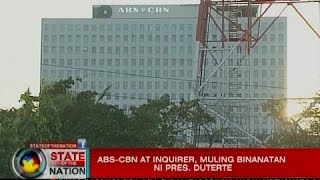 SONA: ABS-CBN at Inquirer, muling binanatan ni Pres. Duterte