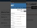 Download the jQuery package in Visual Studio Code
