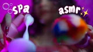 ASMR - SPA REALISTA EM PRIMEIRA PESSOA 🫧 SUPER RELAXANTE PARA DORMIR IMEDIATAMENTE 💤 VOZ SUAVE ✨