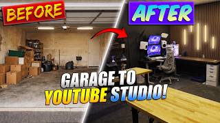 I Spent $15000 To Turn My Garage Into A Dream Youtube Studio!