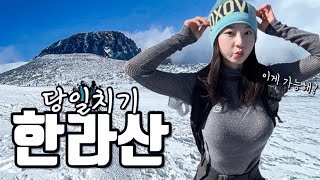 서울에서 당일치기로 제주도 한라산 다녀오기! ✈️❄️