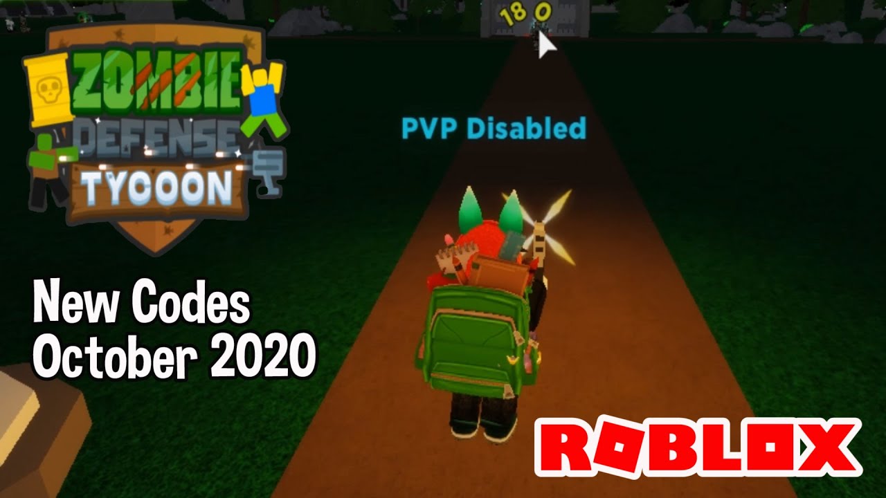 Roblox Zombie Defense Tycoon! New Codes October 2020 - YouTube