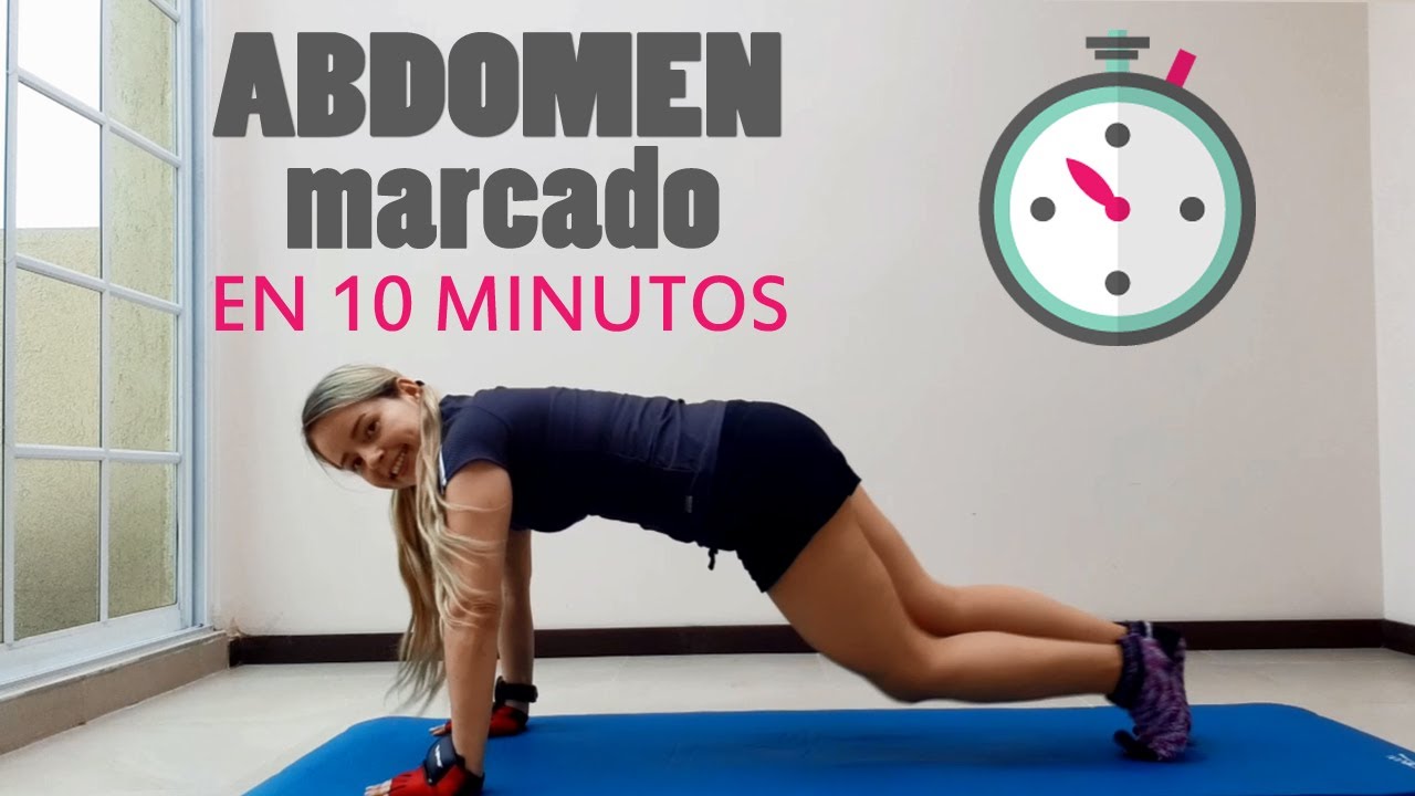 Ejercicios Para Bajar Abdomen Rutina De 10 Minutos En Casa - YouTube