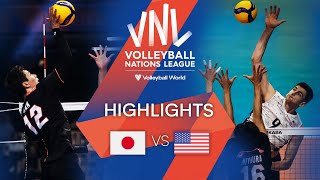 🇯🇵 JPN vs. 🇺🇸 USA - Highlights Week 1 | Men's VNL 2022