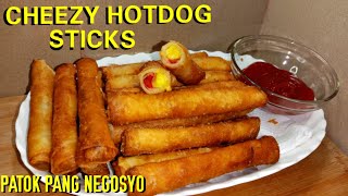 CHEEZY HOTDOG STICKS| HOTDOG CHEESE STICKS