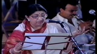 Kuch Dil Ne Kaha | Lata Mangeshkar Live Shradhanjali Concert ( Full HD )