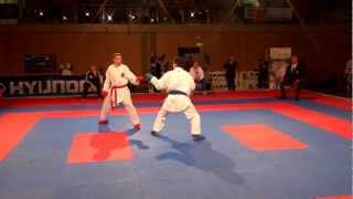 Karate1 PL Final, Salzburg 2012 - Kumite male -67 - HLADUN vs. KASERER