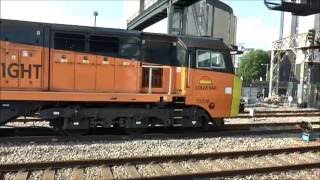 Cardiff Central. Freight Traction Mega Mix  June 7th 2016