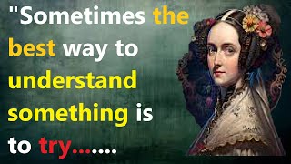 Ada Lovelace Quotes: Powerful Motivational And Inspirational Stoic Quotes That Changed My Life