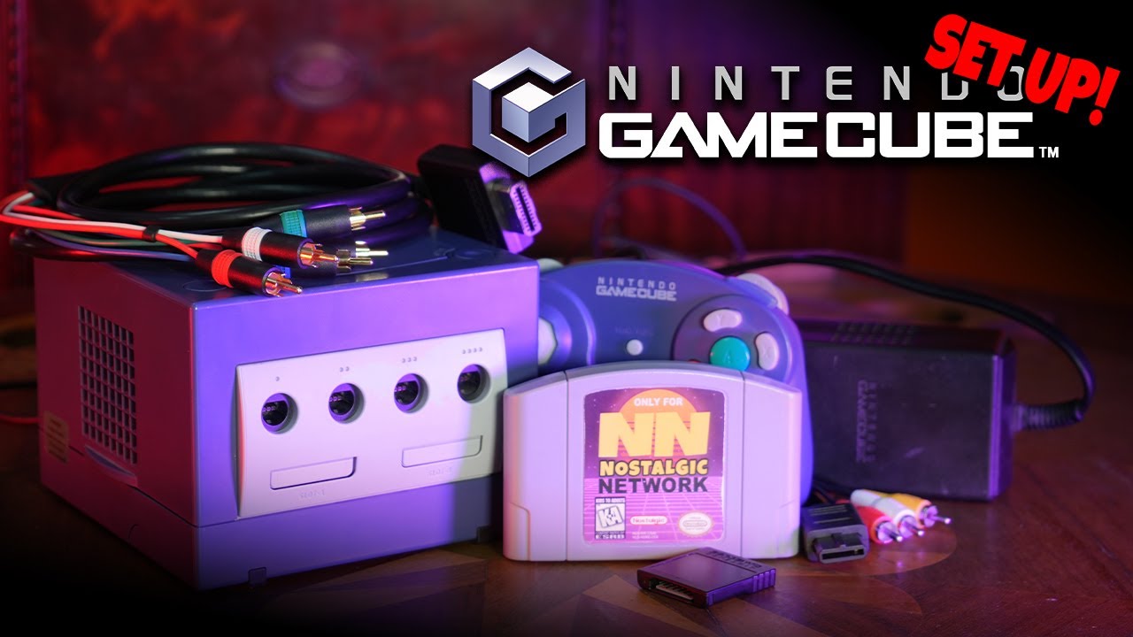 Nintendo Gamecube Console Set Up How To Nostalgic Video Games