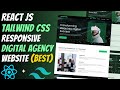 Modern React JS + Tailwind CSS Digital Agency Website (2025) – Build from Scratch 🔥