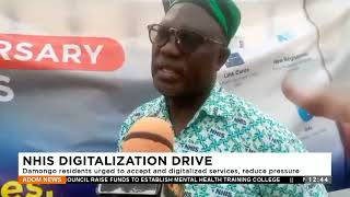 NHIS Digitalization Drive: Damongo residents urged to accept and digitalized services