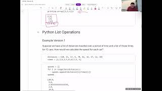 Lecture 10 NumPy Arrays vs. Python Lists part 2