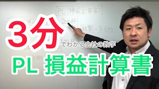 3分で分かるPL(損益計算書）【超初心者向け🔰】　決算書の読み方