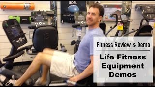 Life Fitness RS1 & RS3 Lifecycle Recumbent Demo - Busy Body & Fitness HQ