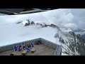 cable car ride up by mt blanc courmayeur valle d aosta italy june 2018