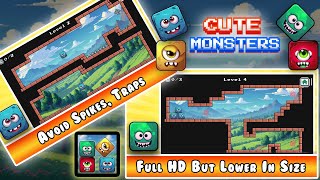 Cute Monster || Construct 3 Game Template || Source code