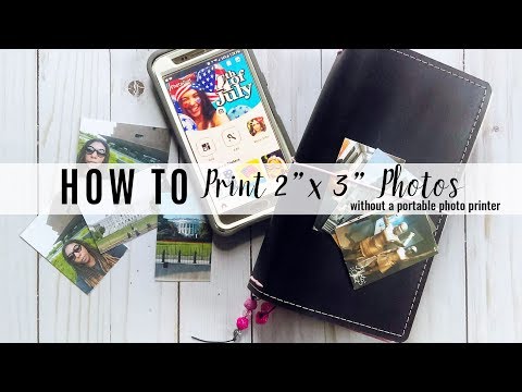 How to Print 2" x 3" Photos Without a Scrapcraftastic Portable Printer