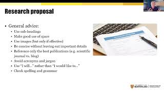 Creating a Competitive Graduate Scholarship Application Webinar