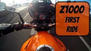 Kawasaki Z1000 First ride