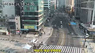 [교통상황] 부산-해운대해변로 / 2024-12-26(목요일), CCTV Record Cam #1226