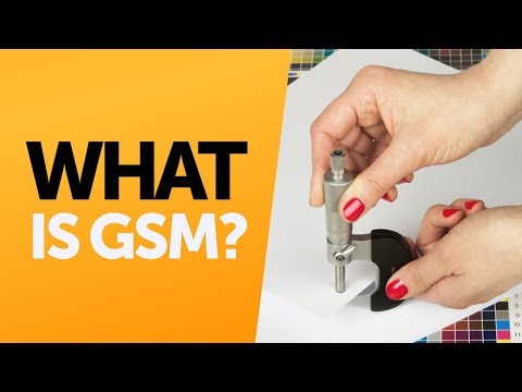 What does 200 GSM paper mean?