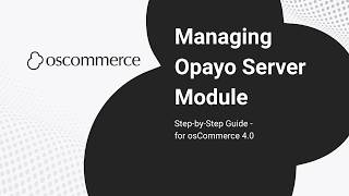 Opayo Server Payment Module | Configuration & Secure Payment Setup Guide