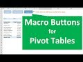 Use Vba Macro Buttons To Add/remove Pivot Table Fields Instantly!