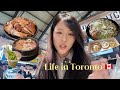 what I eat in a day living in toronto (gta) 🍁 st. lawrence market, korean food and dessert