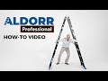 ALDORR Professional - Échelles pliantes ordinaires