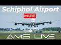 🔴 Schiphol's Runway Roulette: Crosswind Drama! 🌬️✈️ Must-See Landings and Takeoffs! | 9th Jun 2024