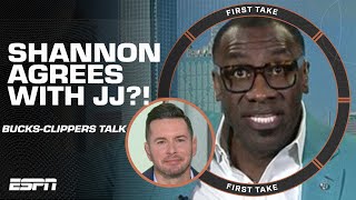 Shannon Sharpe AGREES with JJ Redick 'for the 1st time in First Take HISTORY' ⁉️🤯
