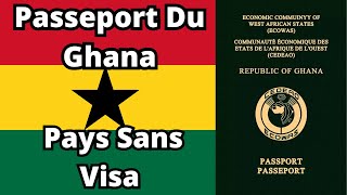 Passeport Du Ghana - Pays Sans Visa (2024)