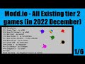 Modd.io - All existing tier 2 games 1/6 (2022 December)