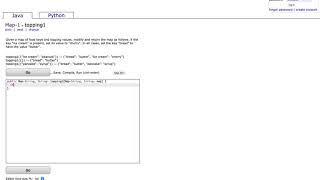 Map-1 (topping1) Java Tutorial || Codingbat.com