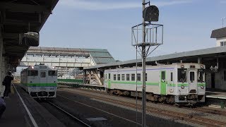 キハ40系・キハ150形 追分駅発車