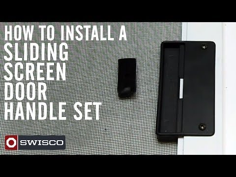 How To Install The 83 002 Sliding Screen Door Handle Set