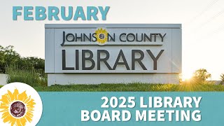 2025 February Library Board Meeting