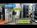 Memasang Pintu Kabinet |  Cara membuat kabinet aluminium #part 3